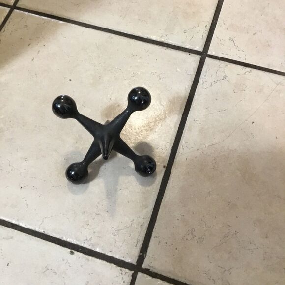 Large Decorative Cast Iron Toy Jack Doorstop Paperweight Bookend - Picture 2 of 3